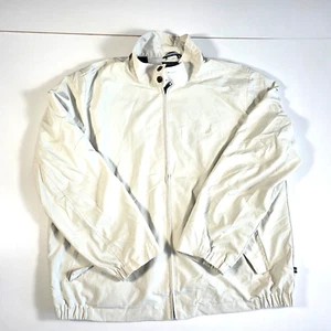 Nautica Mens Classic Cream Beige Windbreaker Jacket - Embroidered Logo - Size XL - Picture 1 of 8