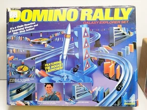 Vintage 93 Pressman Domino Rally Galaxy Explorer Set with Box - Picture 1 of 9