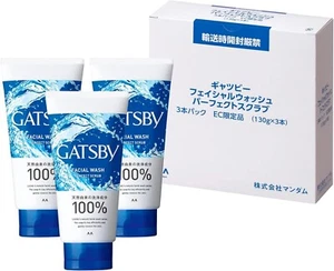 Set 3 Packs Gatsby Facial Wash Perfect Scrub 130g Made In Japan Free Shipping - Picture 1 of 5