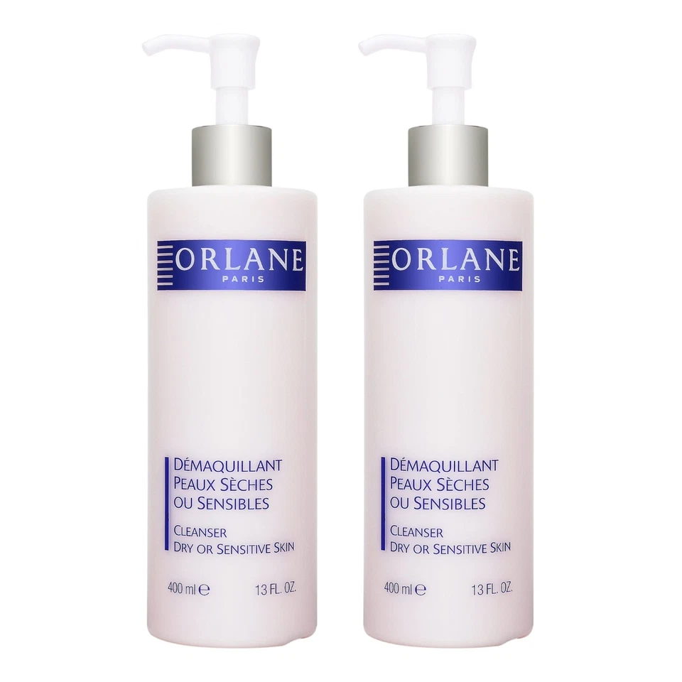 2X Limpiador Orlane Piel Seca o Sensible 400 ml, 13 oz Limpiador Facial Nutritivo NUEVO Foto 1 de 1