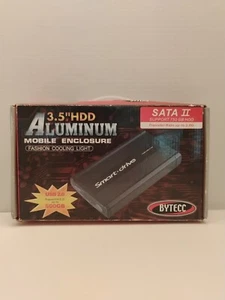 US 3.5 Inch In USB 3.0 SATA HDD Hard Drive Enclosure Case Aluminum BK - Picture 1 of 4