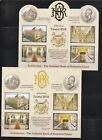 Romania 2013 STAMPS National Bank palace MNH SPECIAL GOLD MS POST FINANCE