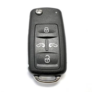 RFC 5 button flip key housing case for VW Volkswagen Sharan 7N 2010+ remote fob - Picture 1 of 4