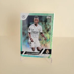 2022-23 TOPPS UEFA JADE EDITION EDUARDO CAMAVINGA #12 REAL MADRID - Picture 1 of 2