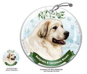Bellyrubs & Kisses Ornament - Great Pyrenees - Picture 1 of 1