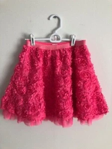 Girls skirt size L (10/12) The Children’s Place New without Tag Pink Tulle Roses - Picture 1 of 7