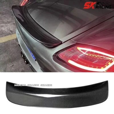 Alerón trasero de fibra de carbono estilo pato para 987 Porsche Cayman S 2006-12 Foto 1 de 4