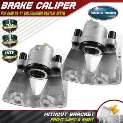 2x Pinza de freno delantera izquierda y derecha para Audi TT Volkswagen Jetta Golf Passat  Foto 1 de 4