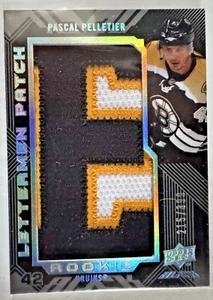 2008-09 UD BLACK PASCAL PELLETIER PATCH ROOKIE #/399 BOSTON BRUINS - Bild 1 von 2
