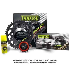 Kit Trofeo catena 428 corona 46 pignone 14 Benelli Leoncino 125 2022-2023 - Foto 1 di 5