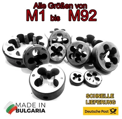 Schneideisen Satz HSS M1–M92 Gewindeschneider | Bulgarien produktion (nach 1983) - Bild 1 von 4