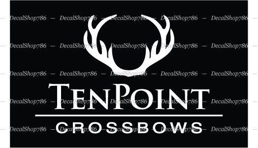 TenPoint Crossbows - Outdoor Sports/Hunting- Vinyl Die-Cut Peel N' Stick Decals