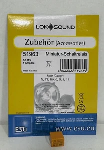 ESU 51963 Miniatur-Schaltrelais 12-16V 1 Ampere NEU & OVP - Picture 1 of 3