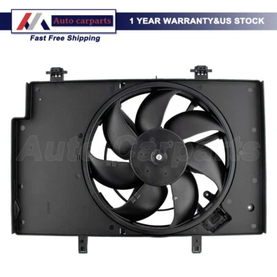 Conjunto de ventilador de refrigeración del radiador del motor para Ford Fiesta 2011 2012 13-2017 1,0 L 1,6 L Foto 1 de 4
