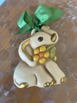 Formella Elefante con Fiore Thun  - Immagine 1 di 4