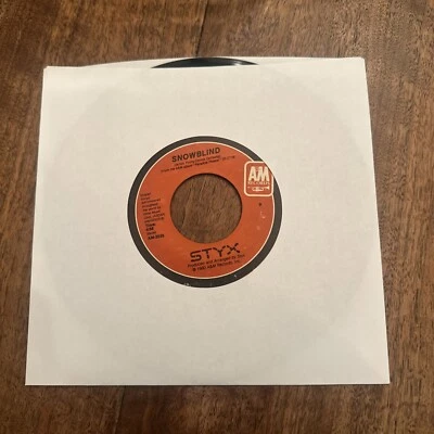 V4-39 STYX Mr. Roboto / Snowblind .. 1983 .. 45rpm .. AM-2525 - Image 1 of 3