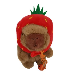 Capybara Plush Keychain Capybara Keychain Stuffed Doll Bag Pendant Charm - Picture 1 of 6
