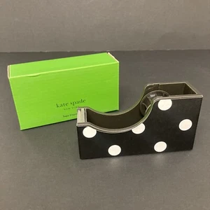 Dispensador de cinta de puntos Kate Spade acrílico de cuero sintético escritorio oficina exhibición - Imagen 1 de 12