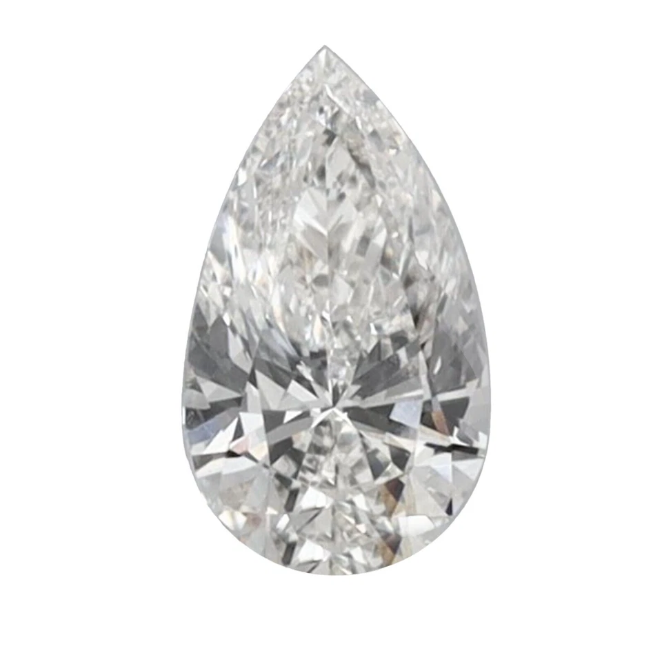 IGI Certified 0.33ct G/VS1 Perfect Pear Cut Loose Lab Grown CVD Diamond B-10 - Image 1 of 4