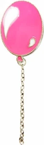 47124 Pink Balloon Metal Chain Girly Cute Party Enamel Pin Badge Button Lapel - Picture 1 of 2