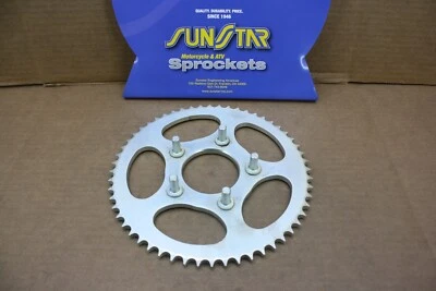1988 1989 年 1990 年本田 NX125 后方 SPROCKET 钢 428 56T 太阳星 日本制造 — 第 1/4 张图片