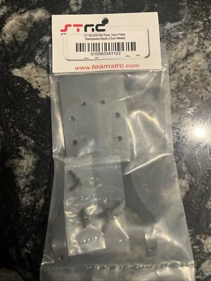 STRC ST3623RGM - Gun Metal Aluminum Rear Skid Plate (Stampede / Slash 2wd) - Image 1 of 2