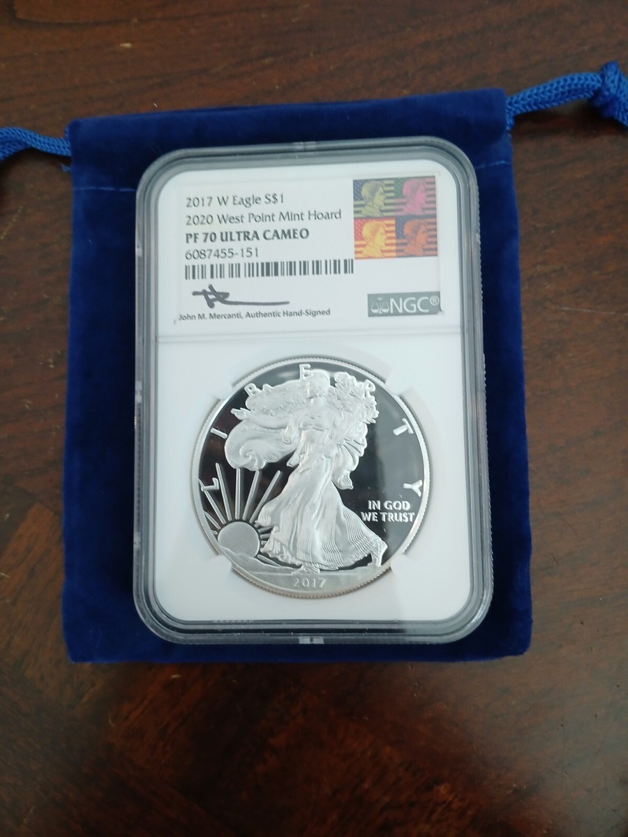 American Eagle PR 70 Graded 2020 Silver Bullion Coins for