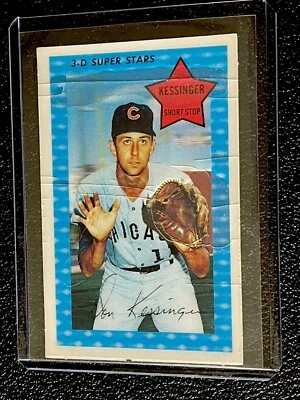 1971 Kelloggs #9.2 RARE ERR 1 Of 3 VAR Date 1970 H 167,  AVG. .265 Don Kessinger - Image 1 of 4