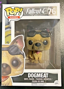 RARE Dogmeat Flocked Fallout 76 Funko Pop! Vinyl NEW IN MINT BOX + PROTECTOR - Picture 1 of 1
