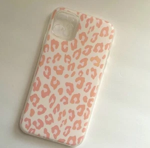 Leopard Print Pink And White Case For iPhone 11 - Picture 1 of 2