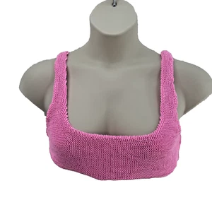 Moda Minx Scrunch Scoop Crop Top, Size XXL, Pink, RRP £25 - Picture 1 of 15