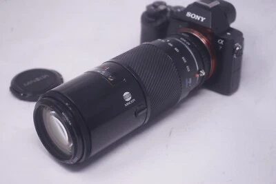 SONY E MOUNT ADAPTED Minolta 75-300MM Manual focus Telephoto Zoom LENS + A7 NEX - Image 1 of 4