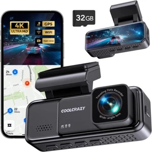 Cámara De Seguridad Para Carro Lentes Automáticas Delantero/Trasero/Interior Dash Cam - Imagen 1 de 12