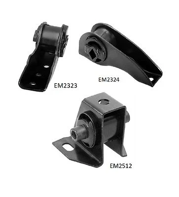 3 PIEZAS MOTOR DELANTERO Y MONTAJE DE TRANSMISIÓN para paquete PLYMOUTH SCAMP 1973-1974 3,2 L HD Foto 1 de 4