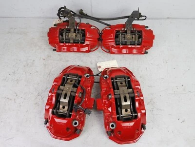 14-19 JUEGO PASTILLAS FRENO DELANTERO Y TRASERO IZQUIERDO Y DERECHO MASERATI GHIBLI ROJO 52K Foto 1 de 4