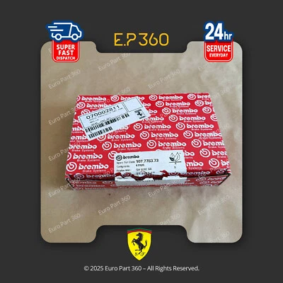 KIT DE PASTILHAS DE FREIO TRASEIRAS FERRARI CALIFORNIA COM SENSORES 70002811 - Imagem 1 de 2