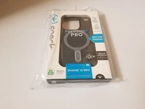 Speck iPhone 15 Pro Case - ClickLock No-Slip Interlock, Built for MagSafe, Drop - Picture 1 of 2