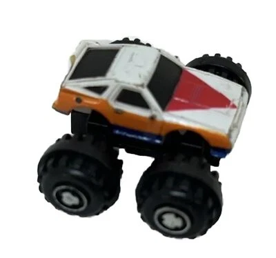 Vintage 1990s Micro Machines Dodge Daytona Monster Truck Diecast Miniature White - Image 1 of 4