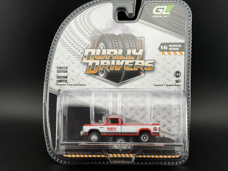 Greenlight 1989 Dodge Ram Dually Marvel Mystery Oil 46160 1/64 - Imagen 1 de 1