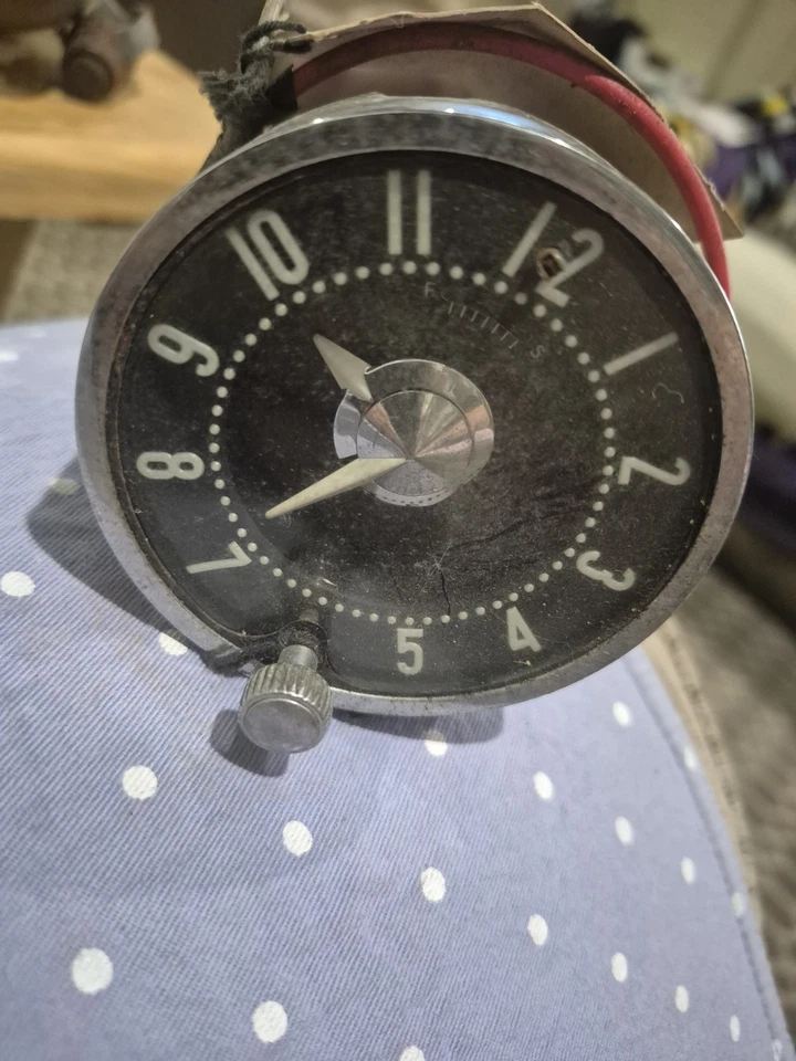 1958 1959 1960 1961 1962 CORVETTE  1955 1956 CHEVY CLOCK  OEM - Image 1 of 3