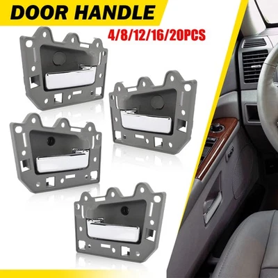 4-20x Gray Interior Inside Door Handles Set For Jeep Grand Cherokee 2005-2010 US - Imagem 1 de 4