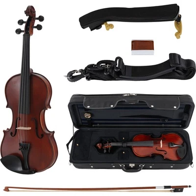 CLASSIC CANTABILE Juego de violín Brioso 3/4 violín violín estuche arco abeto arce set estuche para principiantes