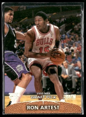 Stadium Club Ron Artest RC #191 1999-00 Chicago Bulls Foto 1 de 2