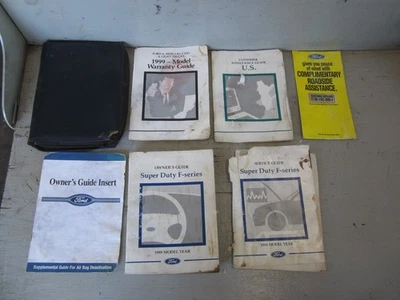 1999 Ford F250 F350 Super Duty Owners Manual Kit. OEM - Image 1 of 4