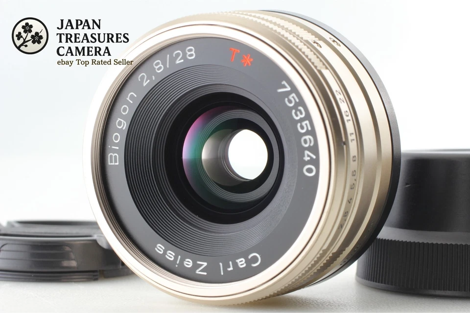 [N MINT] CONTAX Carl Zeiss Biogon T* 28mm F2.8 Wide Angle Lens G1 G2 From JAPAN - Image 1 of 4