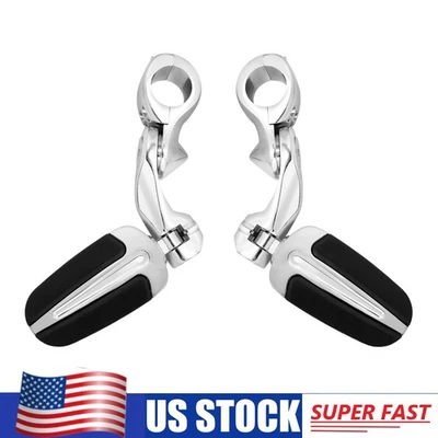For Harley Tri Glide Ultra FLHTCUTG 2024 2025 Footpegs & 32mm 1.25" Bracket - Image 1 of 4