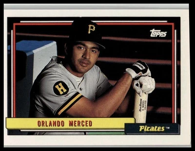 1992 Topps #637 Orlando Merced Gold - Image 1 of 2