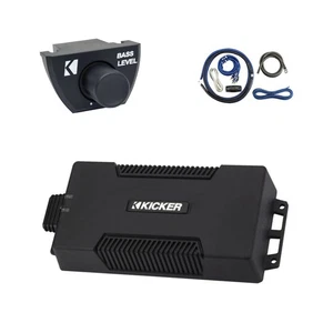 Kicker 48PXA3001 Waterproof 500W Mono Amplifier, Remote and Install Kit - Picture 1 of 5
