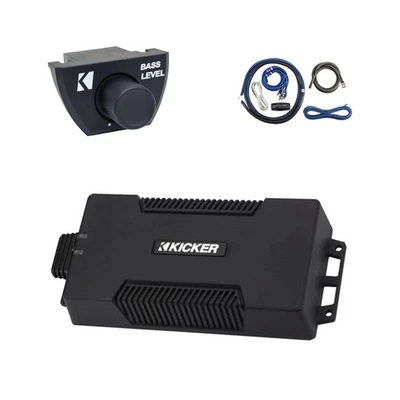 Kicker 48PXA3001 Waterproof 500W Mono Amplifier, Remote and Install Kit - Image 1 of 4