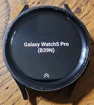 Samsung - Galaxy Watch 5 Pro Titanium Smartwatch Black 45mm BT No Band - Image 1 of 4